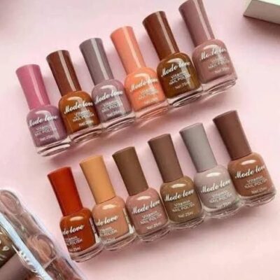 Pack of 12 best quality nail paint