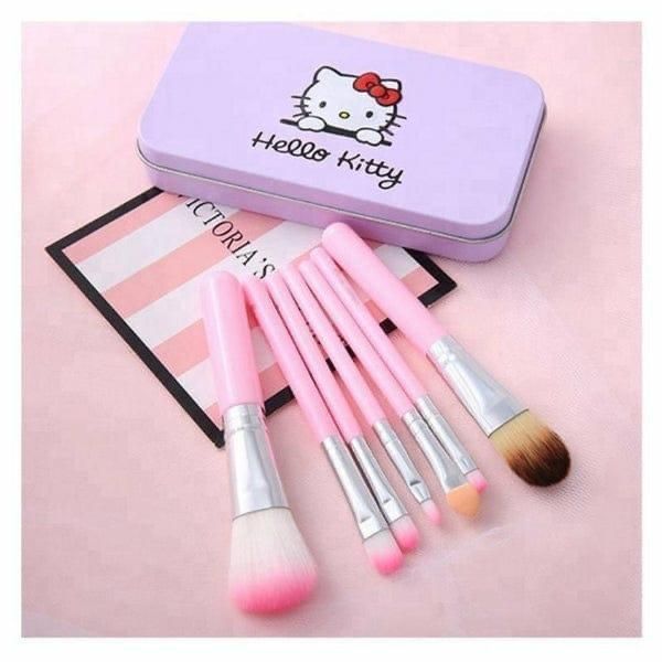 Hello kitty makeup brushes