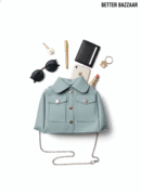 Trendy shirt looking handbag