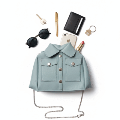 Trendy shirt looking handbag