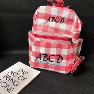 Abcd bag ( pink)