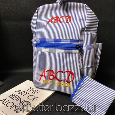 Abcd bag (blue)